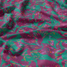 Printed Viscose ALAIA Green / Violet